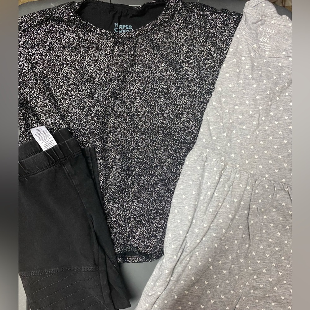 Shirt, pants, dress